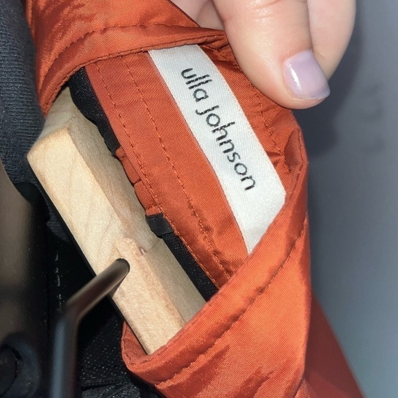 ULLA JOHNSON Rare Rust Utility Jacket with Belt Size Small - Picture 4 of 15